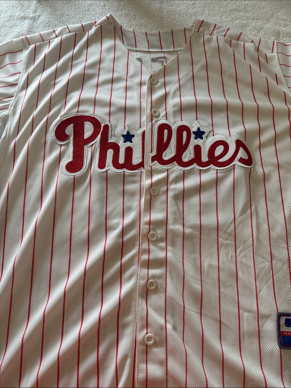 Majestic Philadelphia Phillies Cliff Lee Cool Base Jersey #33 Size 52